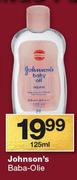 Johnson's Baba Olie-125ml