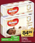 Huggies New Baby weggooidoeke-42 Per Pack