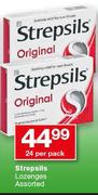 Strepsils Lozenges Assorted-24 Per Pack