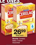 Nestle Cerelac Baby Cereal Assorted-250g Each