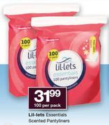 Lil-Lets Essentials Scented Pantyliners-100 Per Pack