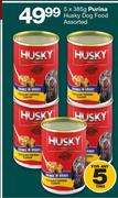 Purina Husky Dog Food Assorted-5 x 385g