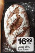 Large 50% Rye Bread-800g