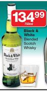 Black & White Blended Scotch Whisky-750ml