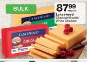 Lancewood Cheddar/Gouda/White CHeddar-900g Each