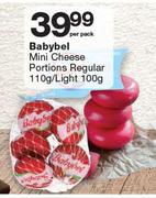 Babybel Mini Cheese Portions Regular-110g/Light-100g Per Pack