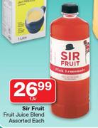 Sir Fruit Fruit Juice Blend Assorted-1.5Ltr Each