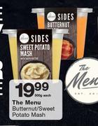 The Menu Butternut/Sweet Potato Mesh-500g Each