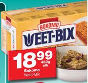 Bokomo Weet Bix-450g Each