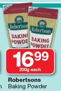Robertsons Baking Powder-200g Each