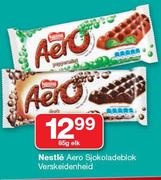 Nestle Aero Sjokoladeblok Verskeidenheid-85g Elk