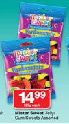 Mister Sweet Jelly/Gum Sweets-125g Each