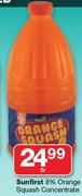Sunfirst 8% Orange Squash Concentrate-2Ltr