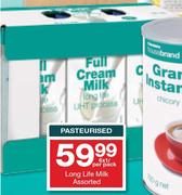 HouseBrand Long Life Milk-6X1Ltr Per Pack