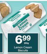 HouseBrand Lemon Cream Biscuits-200g