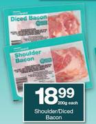 HouseBrand Shoulder/Diced Bacon-200g Each