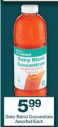 Housebrand Dairy Blend Concentrate-1Ltr Each