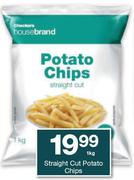 HouseBrand straight Cut Potato Chips-1Kg