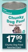 Housebrand Chunky Dog Food-775g Each