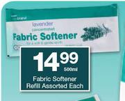 Housebrand Fabric Softener Refill-500ml Each