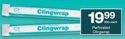 Housebrand Perforated Clingwrap-30m Each