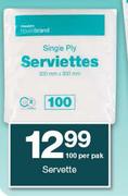 Housebrand Servette-100 Per Pack