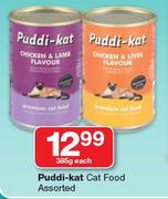 Puddi Kat Cat Food-385g Each