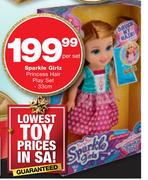 Sparkle 33cm Girlz Princess Hair Play Set