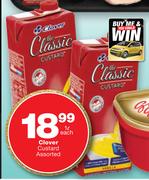 Clover Custard Assorted-1Ltr Each