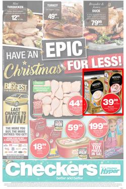 Checkers : Epic Christmas For Less! (11 Dec - 25 Dec 2018), page 1