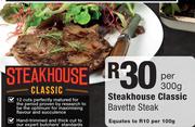 Steakhouse Classic Bavette Steak-Per 300gm