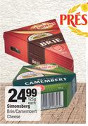 Simonsberg Brie/Camembert Cheest-125gm Each