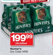 Hunter's Dry Cider NRB-24X330ml