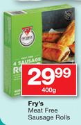 Fry's Meat Free Sausage Rolls-400gm