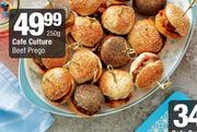 Cafe Culture Beef Prego-250gm