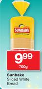 Sunbake Sliced White Bread-700gm