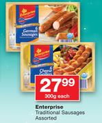 Enterprise Traditional Sausages Assorted-300gm Each