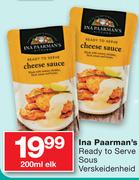 Ina Paarman's Ready To Serve Sous Verskeidenheid-200ml Elk