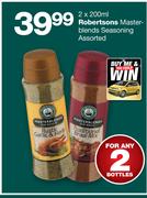 Robertsons Master blends Seasoning Assorted-2X200ml