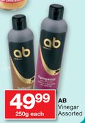 AB Vinegar Assorted-250gm Each