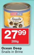 Ocean Deep Snails In Brine-200gm