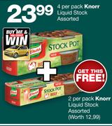 Knorr Liquid Stock Assorted 4 Per Pack With Free 2 Per Pack Knorr Liquid Stock Assorted