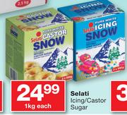 Selati Icing/Castor Sugar-1Kg Each