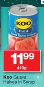Koo Guava Halves In Syrup-410gm