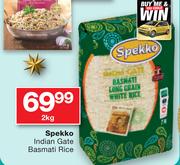 Spekko Indian Gate Basmati Rice-2Kg