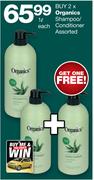 Organics Shampoo/Conditioner Assorted-1Ltr Each