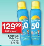 Everysun Kids Sun Aerosol SPF 50-250ml Each