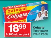Colgate Toothpaste Value Pack-2x100ml Per Pack