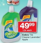 Cobra Tile Cleaner Lavender Apple-1.5Ltr Each