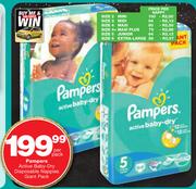 Pampers Active Baby-Dry Disposable Nappy Size 6 Extra Large-Per Nappy